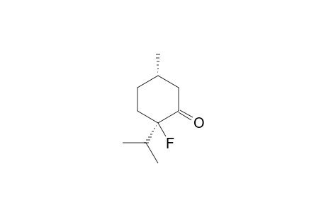 (2R,5S)-2-fluoro-2-isopropyl-5-methyl-cyclohexanone