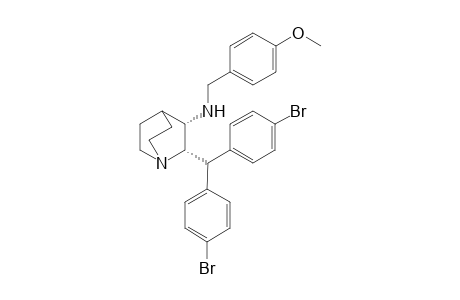 cis-2-[Bis(4-bromophenyl)methyl]-N-[3-(4-methoxyphenyl)methyl]-1-azabicyclo[2.2.2]octan-3-amine