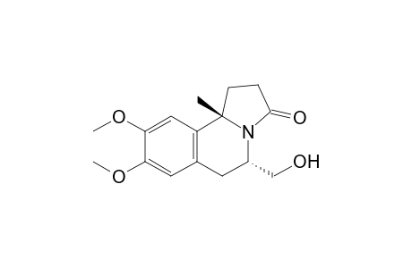 (5S,10bS)-5-(hydroxymethyl)-8,9-dimethoxy-10b-methyl-1,2,5,6-tetrahydropyrrolo[2,1-a]isoquinolin-3-one