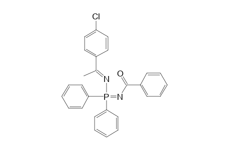 Benzamide, N-[[[1-(4-chlorophenyl)ethylidene]amino]diphenylphosphora nylidene]-