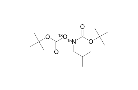 N,O-DI-TERT.-BUTOXYCARBONYL-[(15)N,(18)O]-ISOBUTYLHYDROXYLAMINE