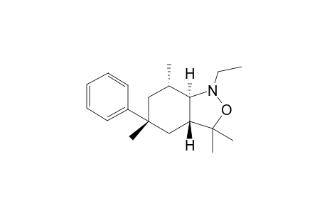 rac-(3aR,5R,7S,7aR)-1-ethyl-3,3,5,7-tetramethyl-5-phenyloctahydrobenzo[c]isoxazole