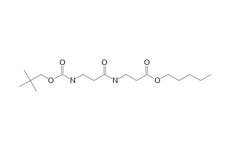 .beta.-Alanyl-.beta.-alanine, N-neopentyloxycarbonyl-, pentyl ester