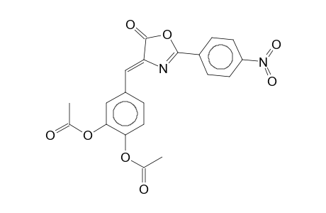 4-(3,4-Diacetoxybenzylidene)-2-(4-nitrophenyl)-2-oxazolin-5-one