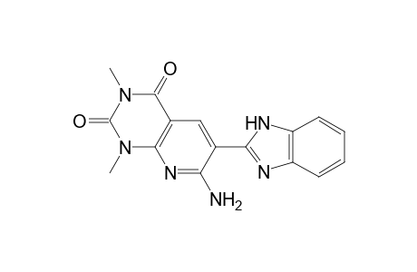 7-Amino-6-(1H-benzimidazol-2-yl)-1,3-dimethylpyrido[2,3-d]pyrimidine-2,4(1H,3H)-dione
