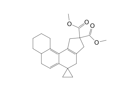 dimethyl spiro[3,4,7,7a,8,9,10,11-octahydro-1H-cyclopenta[g]phenanthrene-5,1'-cyclopropane]-2,2-dicarboxylate