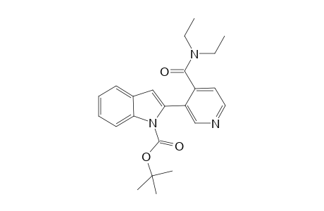 Tert-Butyl 2-(4-(diethylcarbamoyl)pyridin-3-yl)-1H-indole-1-carboxylate