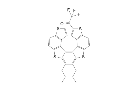 7,8-Dipropyl-2-[2',2',2'-trifluoroethanoyl]tetrathia[7]helicene