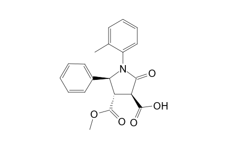 N-o-Methylphenyl-trans,trans-.alpha.-carboxyl-.beta.-methoxycarbonyl-.gamma.-phenyl-.gamma.-butyrolactam