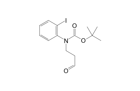 tert-Butyl (2-iodophenyl)(3-oxopropyl)carbamate