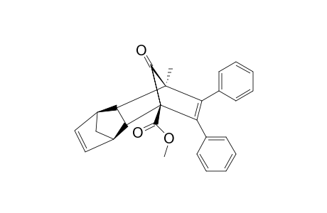 (1.alpha.,4.alpha.,4a.beta.,5.beta.,8.beta.,8a.beta.)-5-Methoxycarbonyl-8-methyl-6,7-diphenyl-1,4,4a,5,8,8a-hexahydro-1,4:5,8-dimethanonaphthalen-9-one