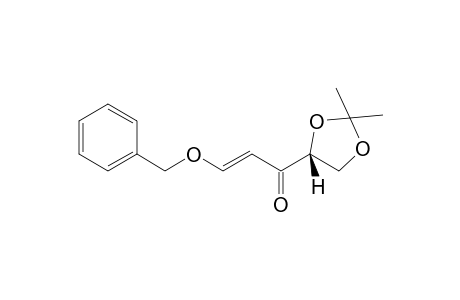 (R,E)-3-(benzyloxy)-1-(2,2-dimethyl-1,3-dioxolan-4-yl)prop-2-en-1-one