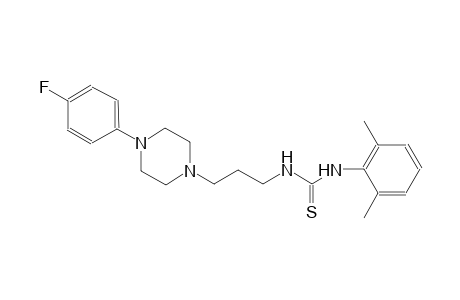 thiourea, N-(2,6-dimethylphenyl)-N'-[3-[4-(4-fluorophenyl)-1-piperazinyl]propyl]-