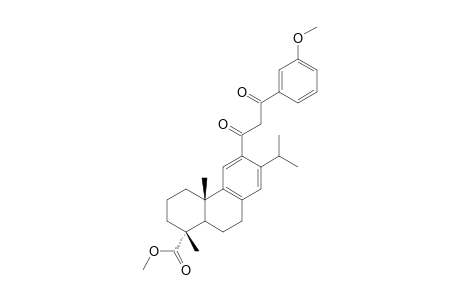 METHYL-12-(3-(3-METHOXYPHENYL)-3-OXOPROPANOYL)-DEHYDROABIETATE