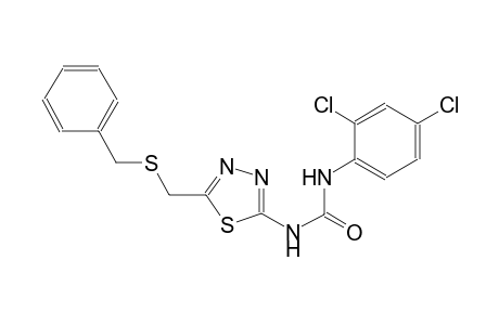 N-{5-[(benzylsulfanyl)methyl]-1,3,4-thiadiazol-2-yl}-N'-(2,4-dichlorophenyl)urea
