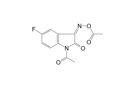1H-Indol-2-one, 1-acetyl-3-[(acetyloxy)imino]-5-fluoro-