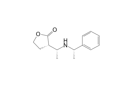 (3S,1'R,.alpha.R)-Dihydro-3-[1'-[N-(.alpha.-methylbenzyl)amino]ethyl]-2(3H)-furanone