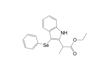 2-(1-(Ethoxycarbonyl)ethyl)-3-(phenylseleno)indole