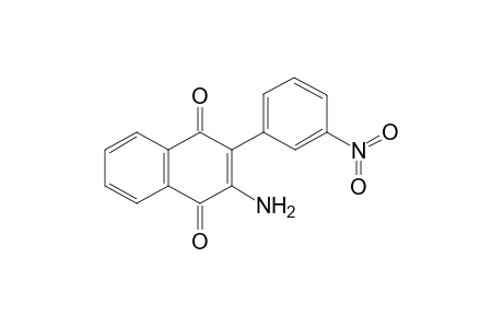 2-Amino-3-(3-nitrophenyl)naphthoquinone