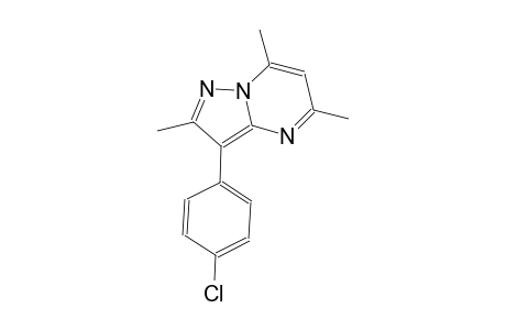 pyrazolo[1,5-a]pyrimidine, 3-(4-chlorophenyl)-2,5,7-trimethyl-