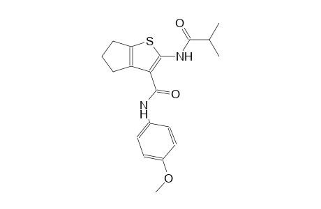 2-(isobutyrylamino)-N-(4-methoxyphenyl)-5,6-dihydro-4H-cyclopenta[b]thiophene-3-carboxamide