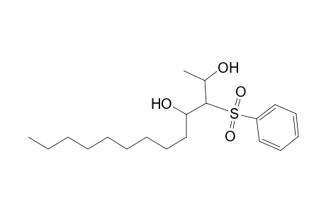 3-Phenylsulphonyltridecane-2,4-diol
