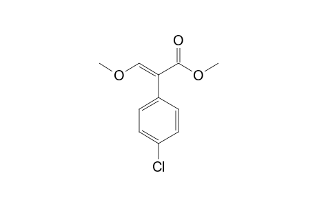 (E)-2-(4-chlorophenyl)-3-methoxy-2-propenoic acid methyl ester