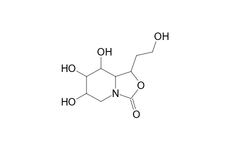 1-(2-Hydroxyethyl)-1,5,6,7,8,8a-hexahydro-6,7,8-trihydroxy-3H-oxazolo[3,4-a]pyridin-3-one