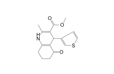 methyl 2-methyl-5-oxo-4-(3-thienyl)-1,4,5,6,7,8-hexahydro-3-quinolinecarboxylate