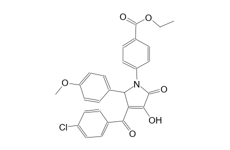 ethyl 4-[3-(4-chlorobenzoyl)-4-hydroxy-2-(4-methoxyphenyl)-5-oxo-2,5-dihydro-1H-pyrrol-1-yl]benzoate
