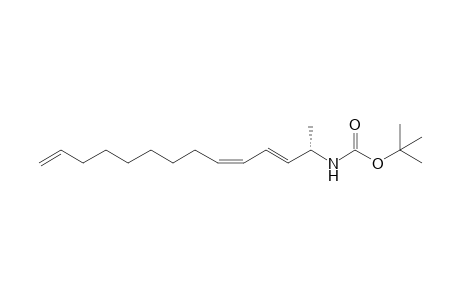 N-[(1S,2E,4Z)-1-methyltrideca-2,4,12-trienyl]carbamic acid tert-butyl ester