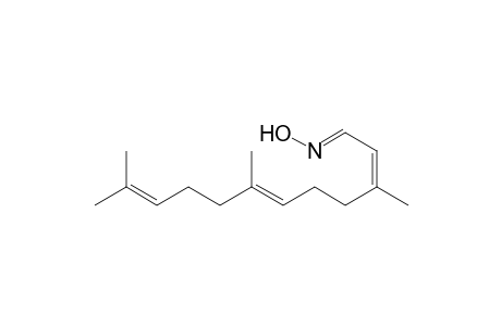 (2Z,6E)-3,7,11-Trimethyl-2,6,10-dodecatrienal Oxime
