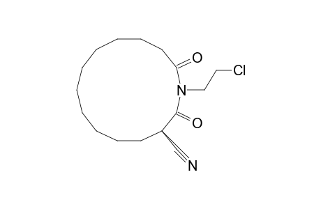 1-(2-CHLOROETHYL)-2,14-DIOXO-1-AZACYCLOTETRADECANE-3-CARBONITRILE