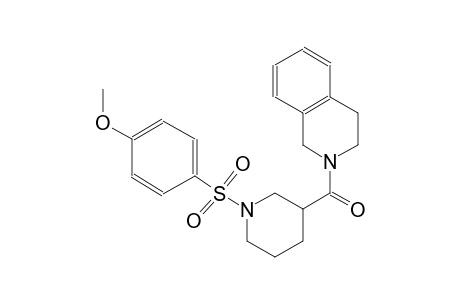 2-({1-[(4-methoxyphenyl)sulfonyl]-3-piperidinyl}carbonyl)-1,2,3,4-tetrahydroisoquinoline