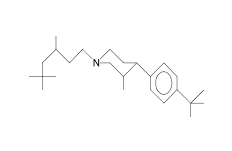 cis-3-Methyl-4-(4-tert-butyl-phenyl)-1-(3,5,5-trimethyl-hexyl)-piperidine