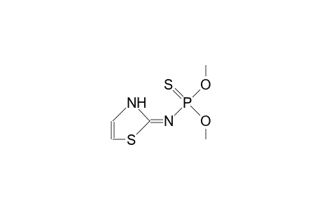 2-(O,O-Dimethyl-thiophosphorylimino)-thiazoline
