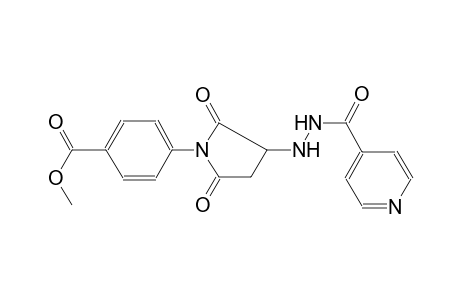 methyl 4-[3-(2-isonicotinoylhydrazino)-2,5-dioxo-1-pyrrolidinyl]benzoate