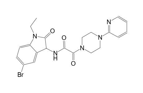 1-piperazineacetamide, N-(5-bromo-1-ethyl-2,3-dihydro-2-oxo-1H-indol-3-yl)-alpha-oxo-4-(2-pyridinyl)-