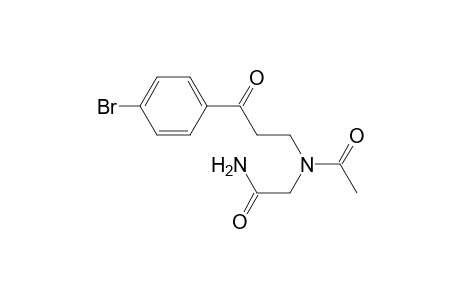 Acetamide, N-[3-(4-bromophenyl)-3-oxopropyl]-N-carbamoylmethyl-