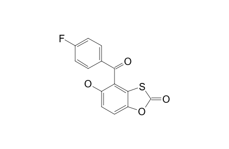 4-(PARA-FLUOROBENZOYL)-5-HYDROXY-1,3-BENZOXATHIOL-2-ONE