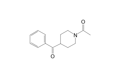 4-Benzoylpiperidine, N-acetyl-