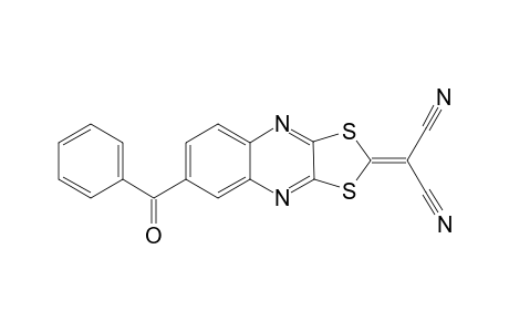 2-(Dicyanomethylene)-6-bemzoyl-1,3-dithiolo[4,5-b]quinoxaline