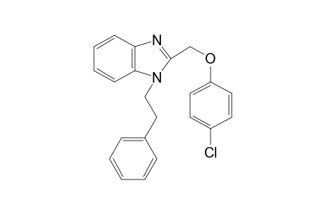 2-[(4-chlorophenoxy)methyl]-1-(2-phenylethyl)-1H-benzimidazole