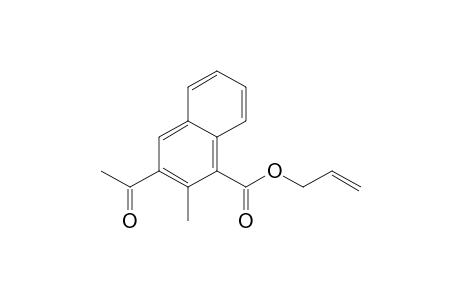 Allyl 3-ethanoyl-2-methyl-1-naphthoate