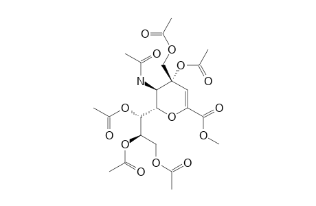 METHYL-5-ACETAMIDO-4-C-ACETOXYMETHYL-4,7,8,9-TETRA-O-ACETYL-2,6-ANHYDRO-3,5-DIDEOXY-D-GLYCERO-D-TALO-NON-2-ENONATE