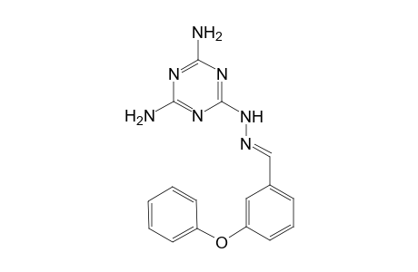 Benzaldehyde, 3-phenoxy-, (4,6-dimethyl-1,3,5-triazin-2-yl)hydrazone