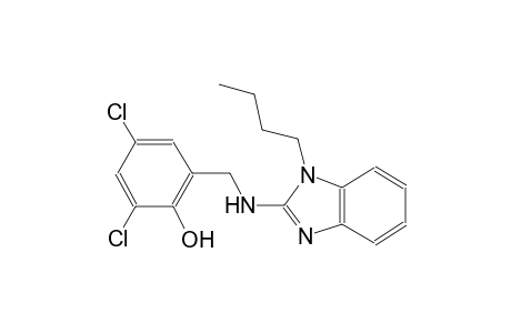 2-{[(1-butyl-1H-benzimidazol-2-yl)amino]methyl}-4,6-dichlorophenol