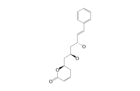 CRYPTOMOSCATONE-D2;(6R)-5,6-DIHYDRO-6-[(2'S*,4'R*,5'E)-2',4'-DIHYDROXY-6'-PHENYL-5'-HEXENYL]-2-PYRONE