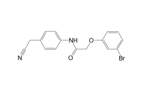 2-(3-Bromophenoxy)-N-[4-(cyanomethyl)phenyl]acetamide