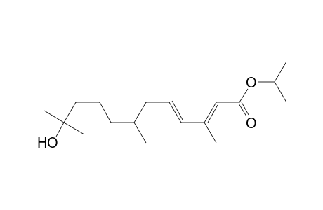 (2E,4E)-11-hydroxy-3,7,11-trimethyl-dodeca-2,4-dienoic acid isopropyl ester